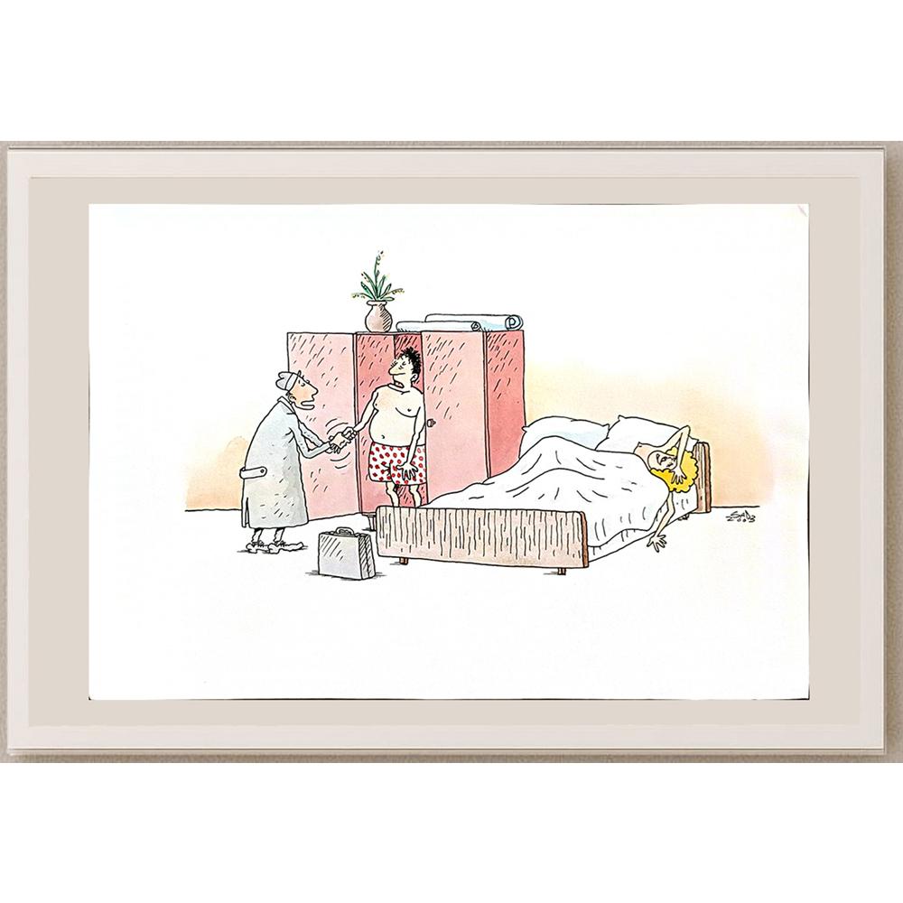 Yury Tylindus 29x21cm Orijinal Karikatür BOD04808