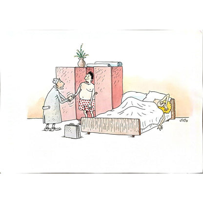 Yury Tylindus 29x21cm Orijinal Karikatür BOD04808