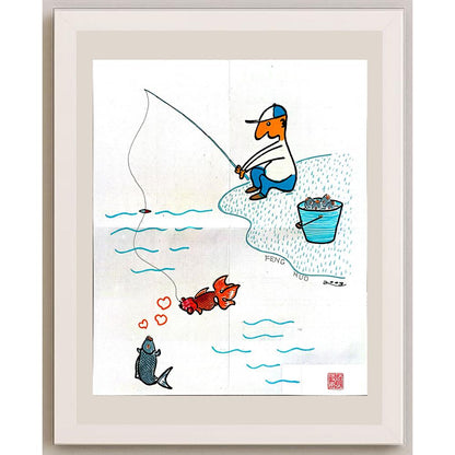 Feng Huo 35x30cm Orijinal Karikatür BOD04819