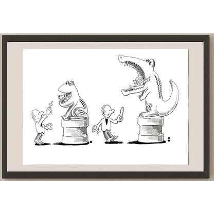 Ma Heng Chao 21x16cm Orijinal Karikatür BOD04820