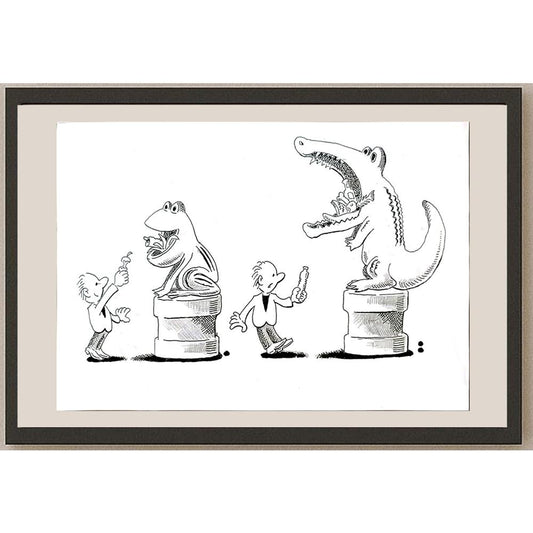 Ma Heng Chao 21x16cm Orijinal Karikatür BOD04820