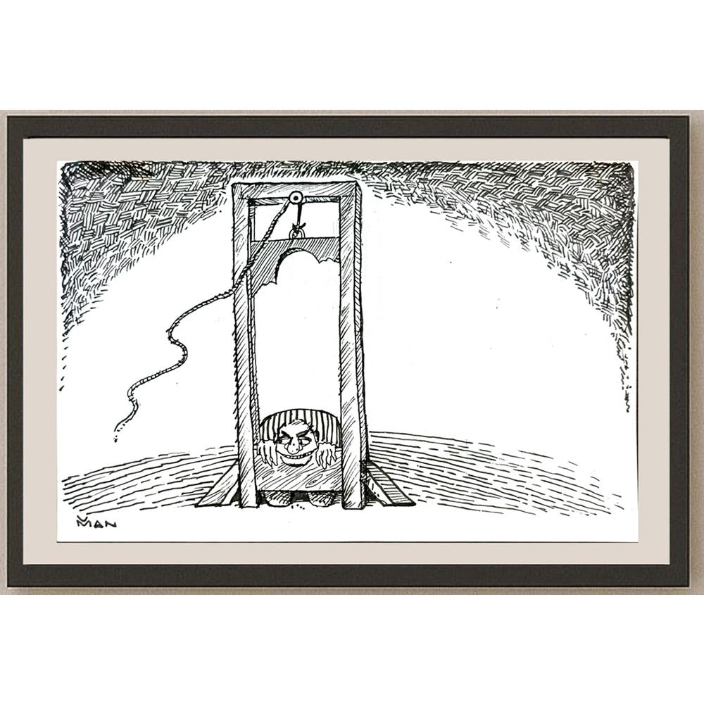 Delbar Man 21x15cm Orijinal Karikatür BOD04824