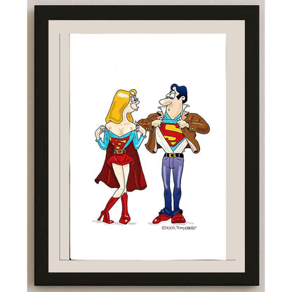 Tim Ernst 29x21cm Orijinal Karikatür BOD04829