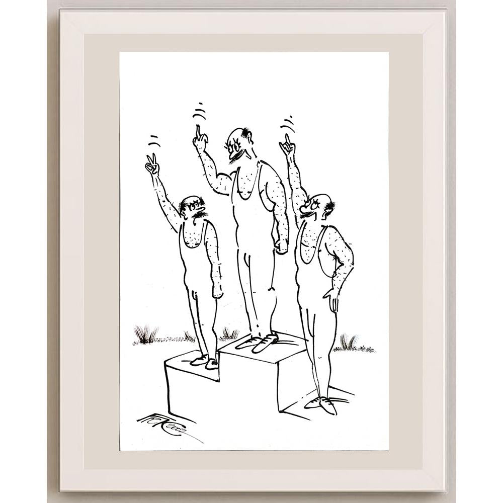 Frantisek Kratochvil 29x21cm Orijinal Karikatür BOD04834