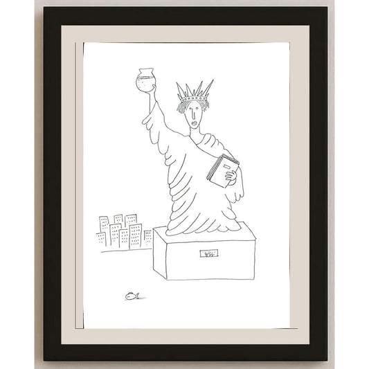 Masoud Ziaei Zardkhashosei 29x21cm Orijinal Karikatür BOD04840