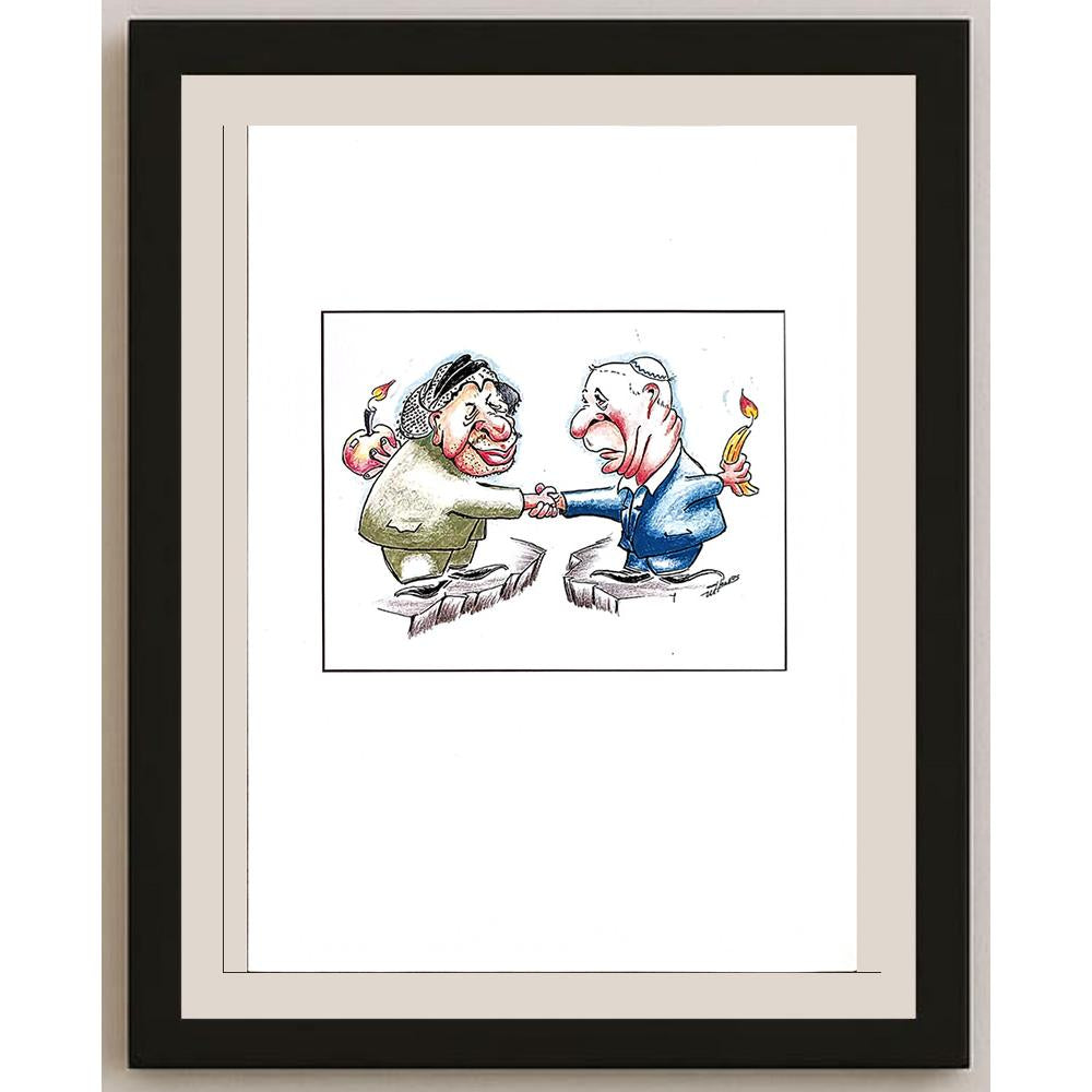 Willem Henkes 29x21cm Orijinal Karikatür BOD04842