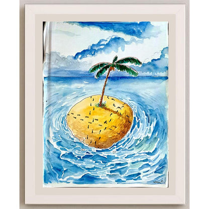 Tomek Woloszyn 30x24cm Orijinal Karikatür BOD04843