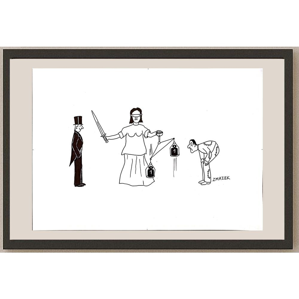 Stanko Zmazek 29x21cm Orijinal Karikatür BOD04849