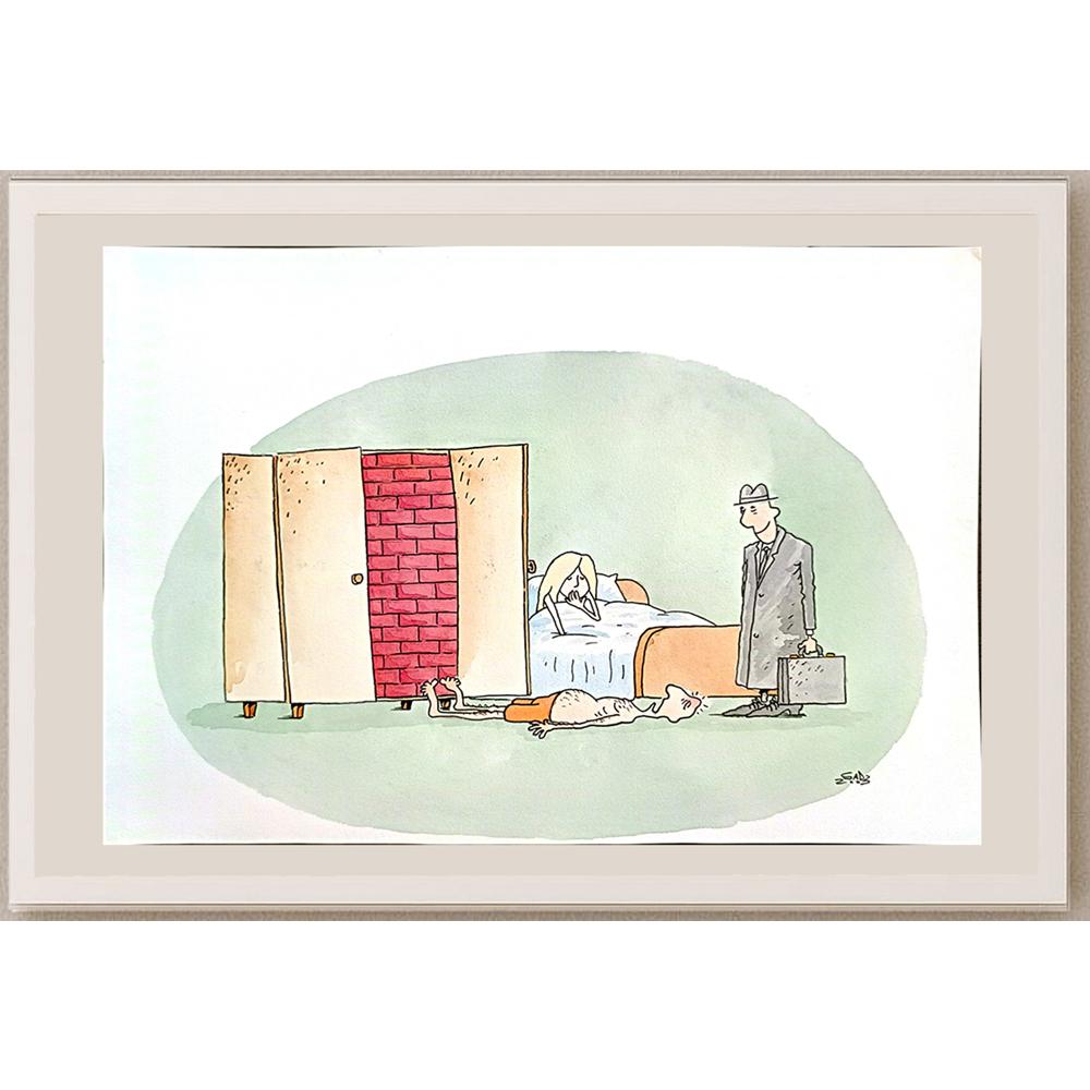 Yury Tylindus 29x21cm Orijinal Karikatür BOD04861