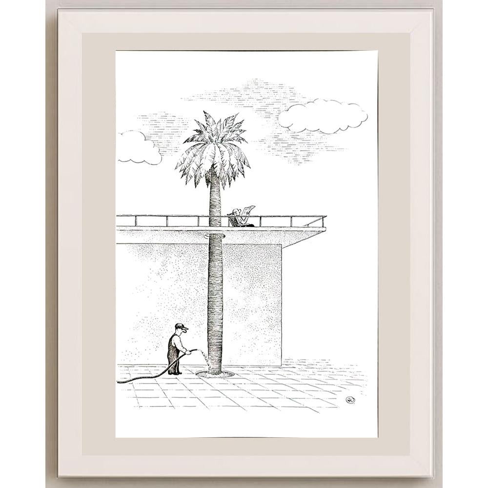 Yuri Ochakovski 29x21cm Orijinal Karikatür BOD04865