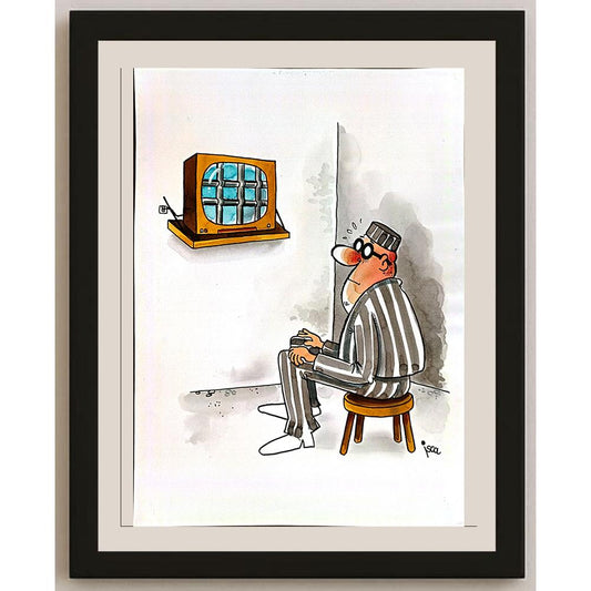 Emilio Isca 29x21cm Orijinal Karikatür BOD04866