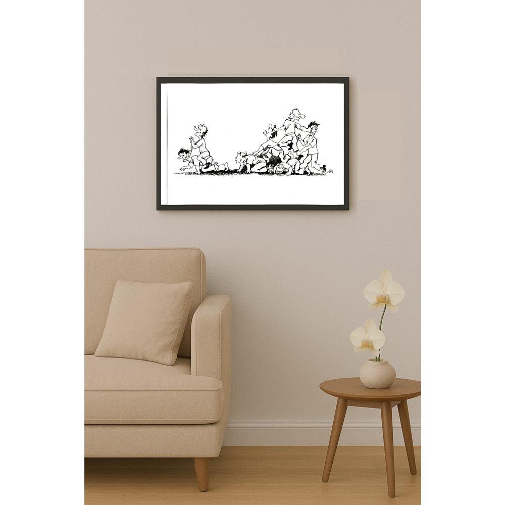 Mirontchyj Laime 29x21cm Orijinal Karikatür BOD04870