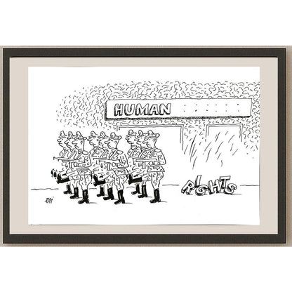 Julian Pena Pai 29x21cm Orijinal Karikatür BOD04872