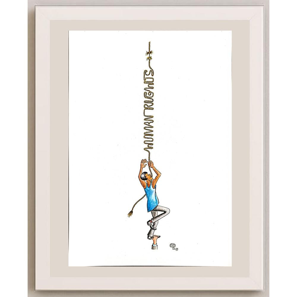 Erwin Pischel 29x21cm Orijinal Karikatür BOD04886