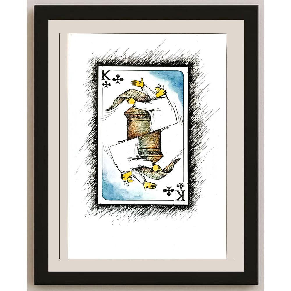 Vladimiras Beresniovas 29x21cm Orijinal Karikatür BOD04887