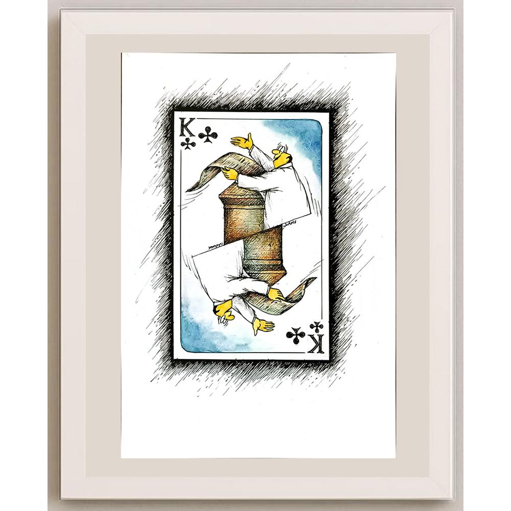 Vladimiras Beresniovas 29x21cm Orijinal Karikatür BOD04887