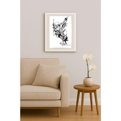 Goran Celicanin 25x17cm Orijinal Karikatür BOD04888