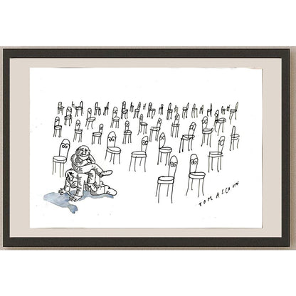 Jan Tomaschoff 29x21cm Orijinal Karikatür BOD04893