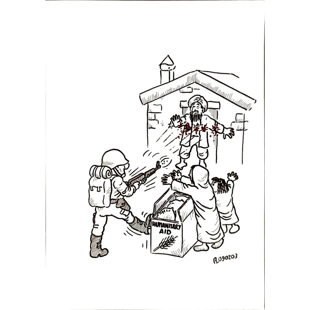 Renato Bruno 29x21cm Orijinal Karikatür BOD04917