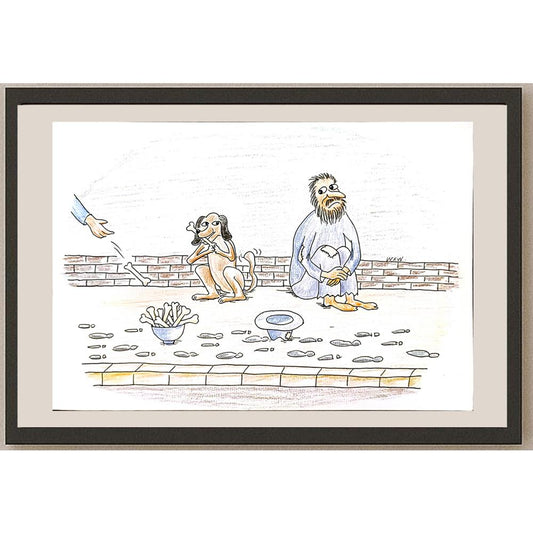 Wang Xue Wei 29x21cm Orijinal Karikatür BOD04919