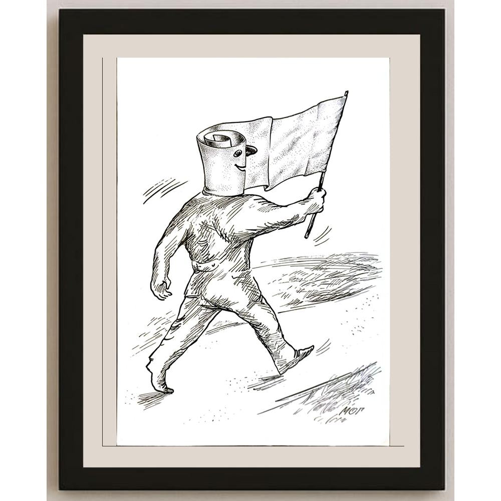 Valery Mohylny 29x21cm Orijinal Karikatür BOD04924