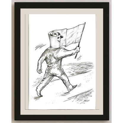 Valery Mohylny 29x21cm Orijinal Karikatür BOD04924