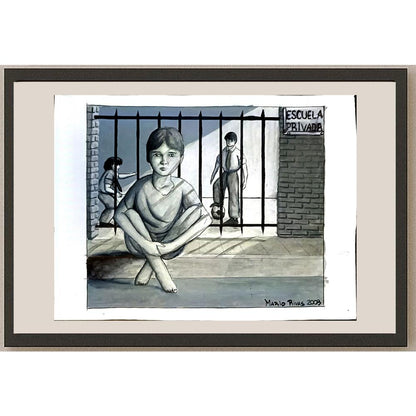 Mario Ruben Rivas 29x21cm Orijinal Karikatür BOD04925