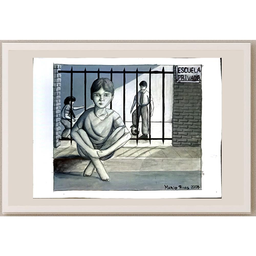 Mario Ruben Rivas 29x21cm Orijinal Karikatür BOD04925