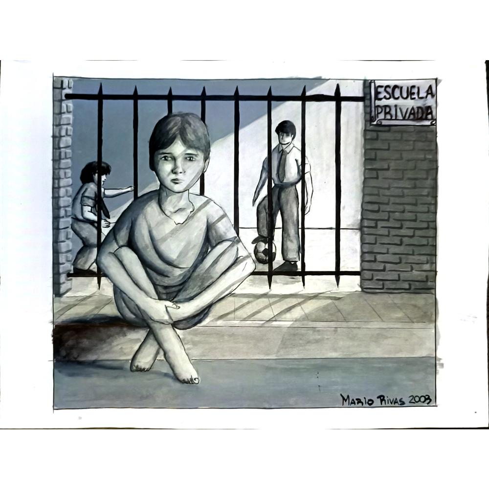 Mario Ruben Rivas 29x21cm Orijinal Karikatür BOD04925