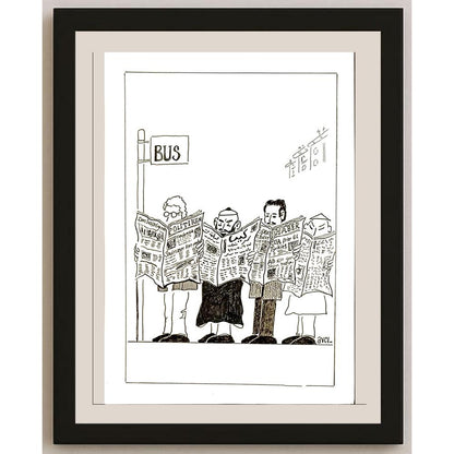 Hasan Avcı 29x21cm Orijinal Karikatür BOD04930