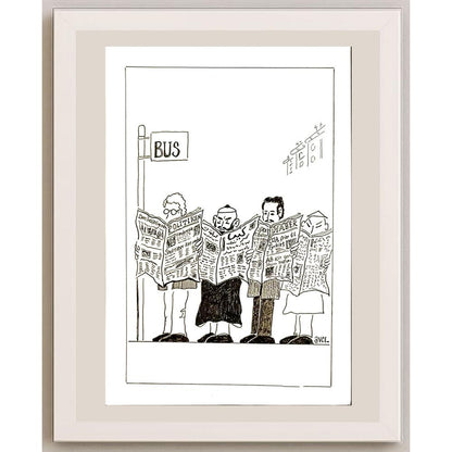 Hasan Avcı 29x21cm Orijinal Karikatür BOD04930
