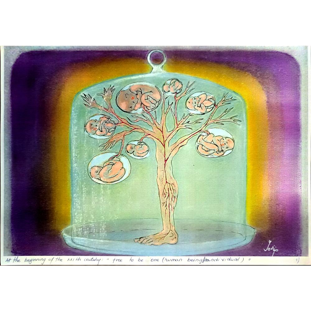 Irina Iosip 29x21cm Orijinal Karikatür BOD04936