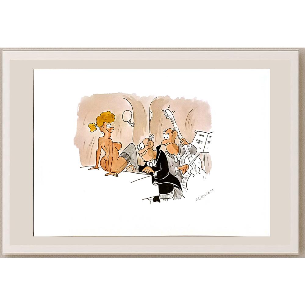Radek Machata 29x21cm Orijinal Karikatür BOD04938