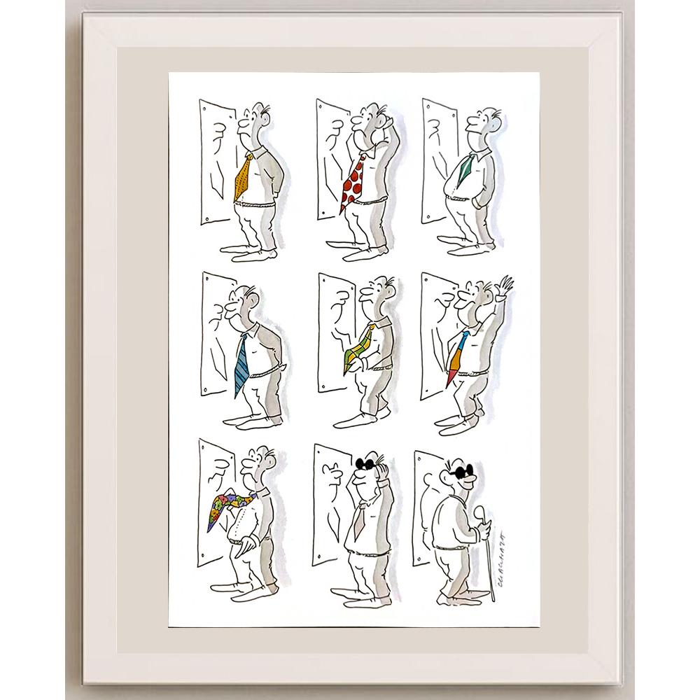 Radek Machata 29x21cm Orijinal Karikatür BOD04939