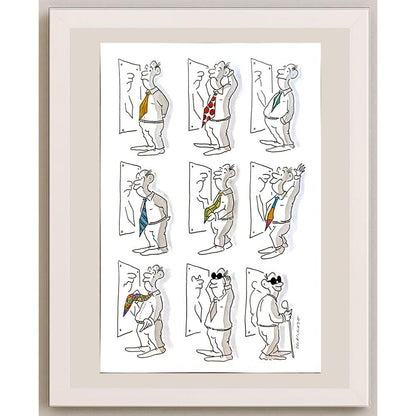 Radek Machata 29x21cm Orijinal Karikatür BOD04939