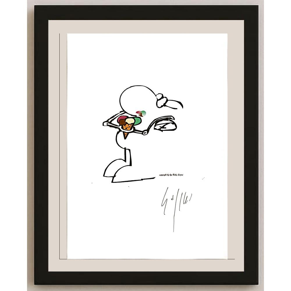 Sajini Ugo Alesssandro 29x21cm Orijinal Karikatür BOD04940