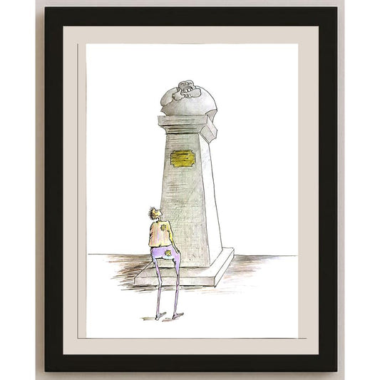 Tsocho Peev 29x21cm Orijinal Karikatür BOD04941