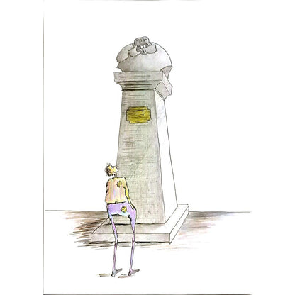 Tsocho Peev 29x21cm Orijinal Karikatür BOD04941