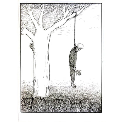 Dusan Ludwig 29x21cm Orijinal Karikatür BOD04942