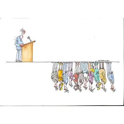 Costel Patrascan 29x21cm Orijinal Karikatür BOD04944