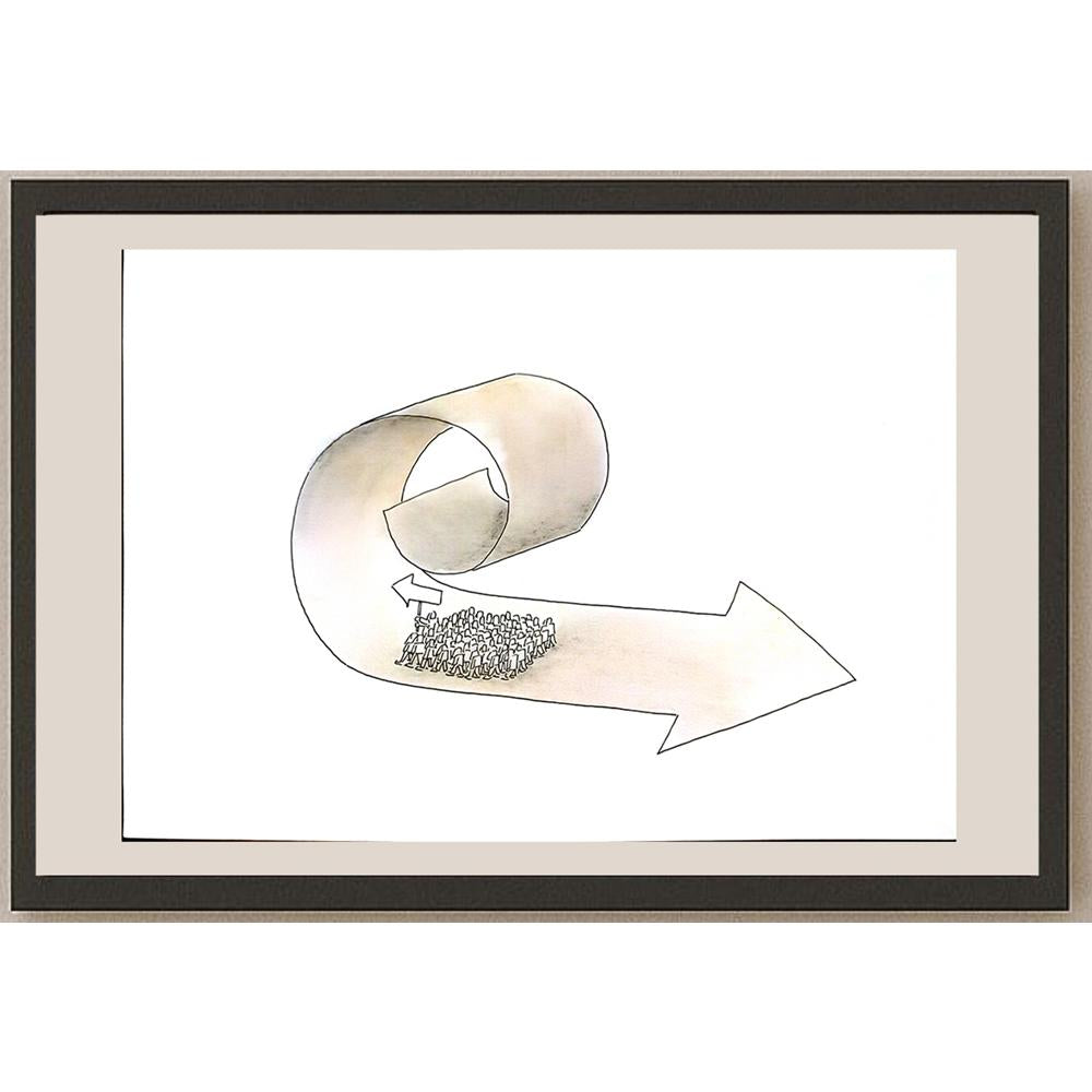 Lubica Konkova 29x21cm Orijinal Karikatür BOD04949
