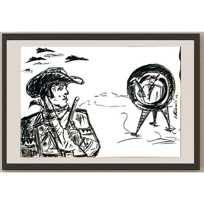 Svetislav Stevanovic 29x21cm Orijinal Karikatür BOD04951