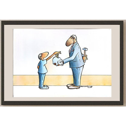 Goran Milenkovic 29x21cm Orijinal Karikatür BOD04954