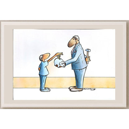Goran Milenkovic 29x21cm Orijinal Karikatür BOD04954