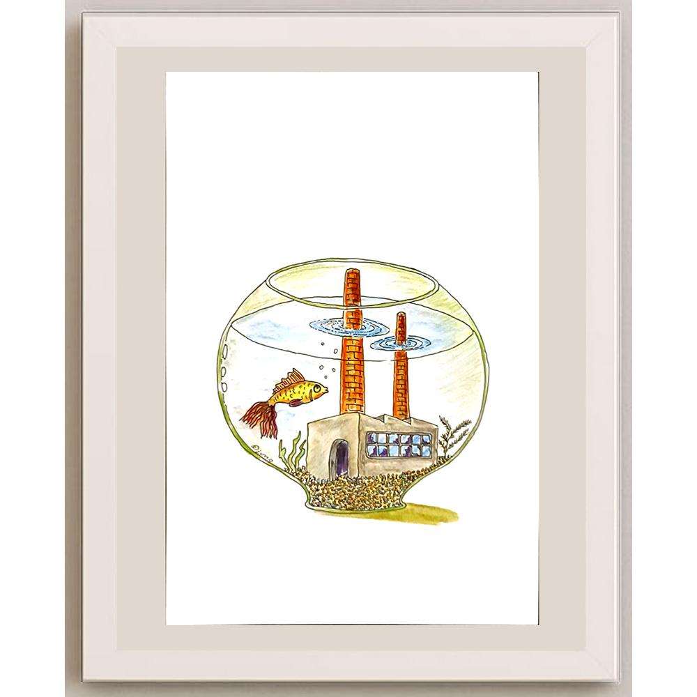 Stevovic Divna 29x21cm Orijinal Karikatür BOD04955