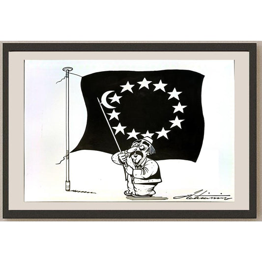 Zoran Zilaticanin 29x21cm Orijinal Karikatür BOD04957
