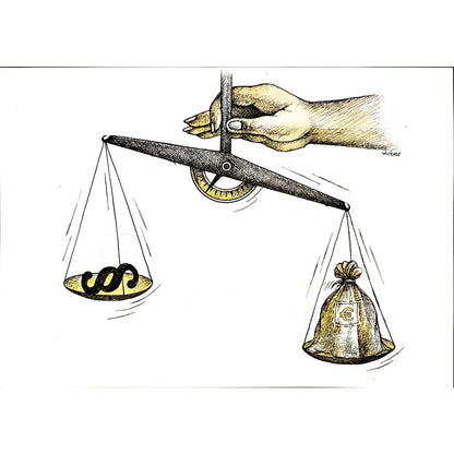 Vladimiras Beresniovas 29x21cm Orijinal Karikatür BOD04964