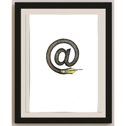 Vladimiras Beresniovas 29x21cm Orijinal Karikatür BOD04965
