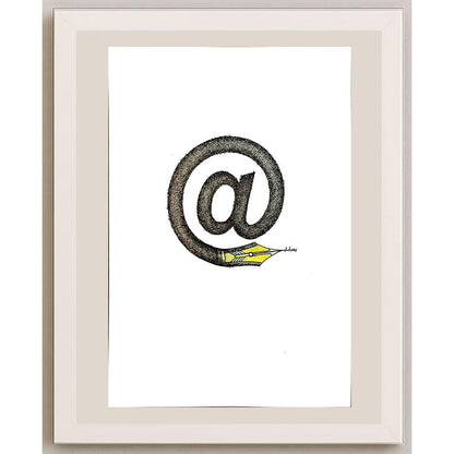 Vladimiras Beresniovas 29x21cm Orijinal Karikatür BOD04965