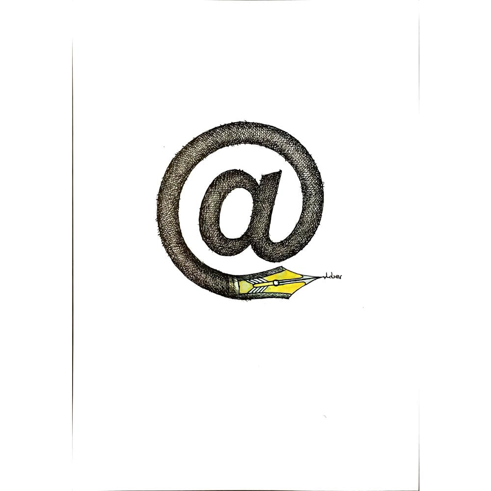 Vladimiras Beresniovas 29x21cm Orijinal Karikatür BOD04965